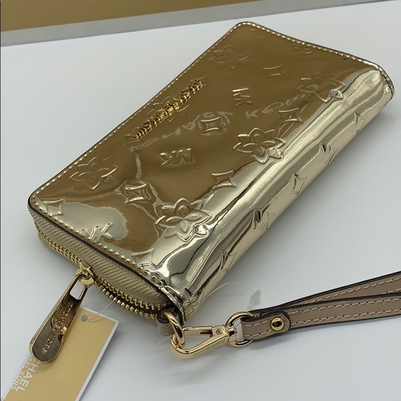 MICHAEL KORS JET SET TRAVEL LG FLAT MF PHN CASE - Picture 12 of 16